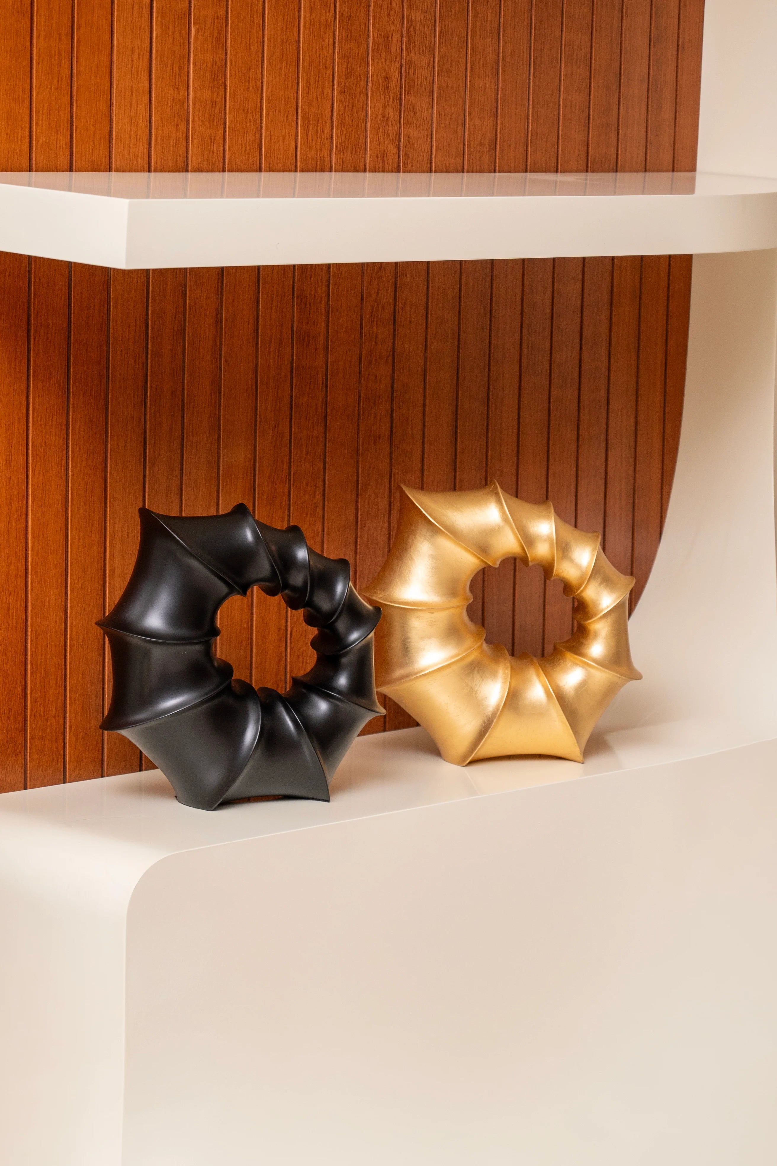 Nebula Twist Resin Artifact