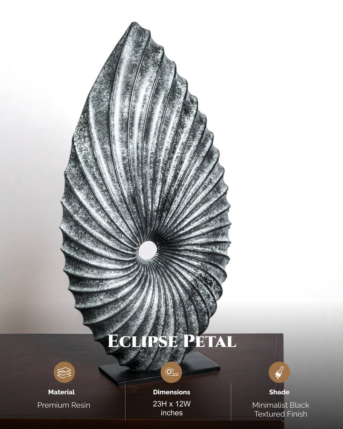 Eclipse Petal Modern Decor Artifact