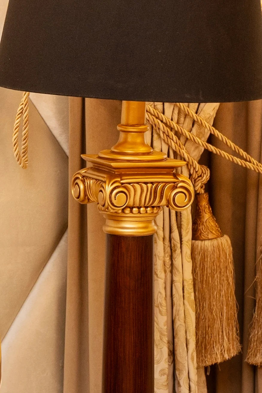 The Noir Spire | Classic Resin Floor Lamp Decorahaus Floor Lamp Decorahaus