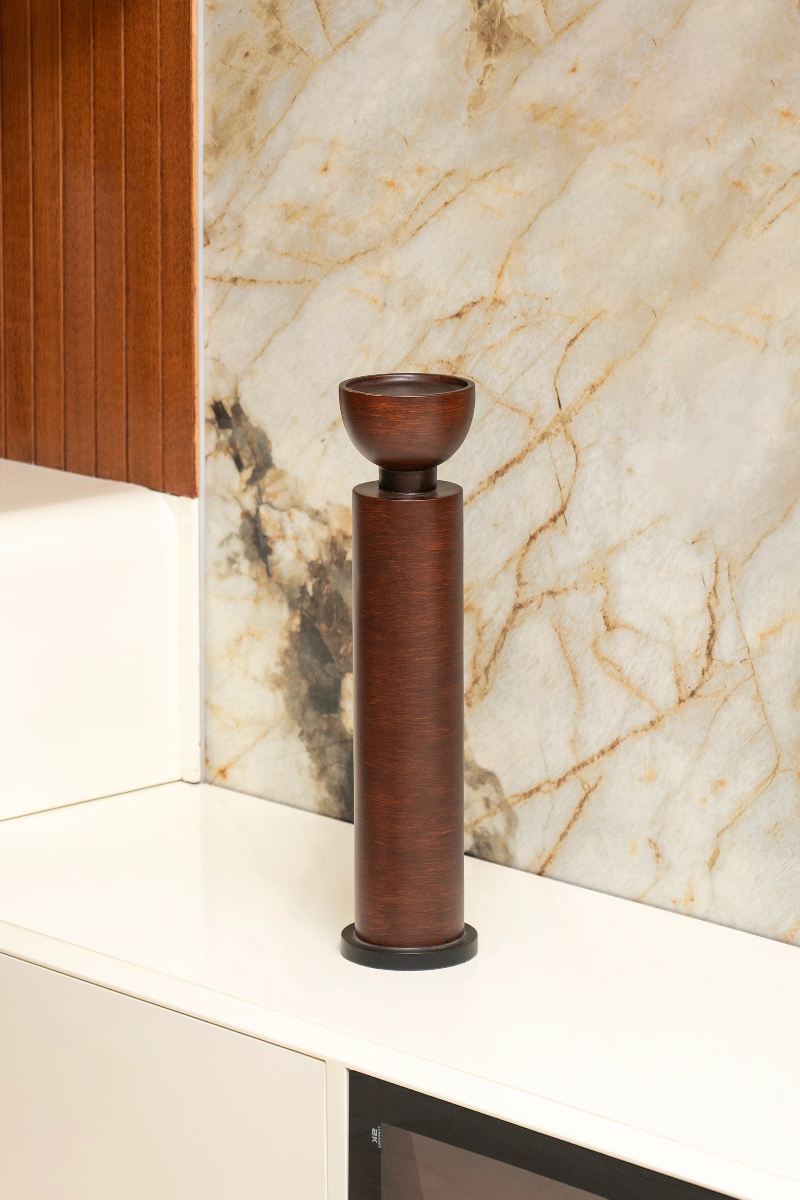 Timber Flame Holders | Hand-Sculpted Artisan Candle Holder Trio