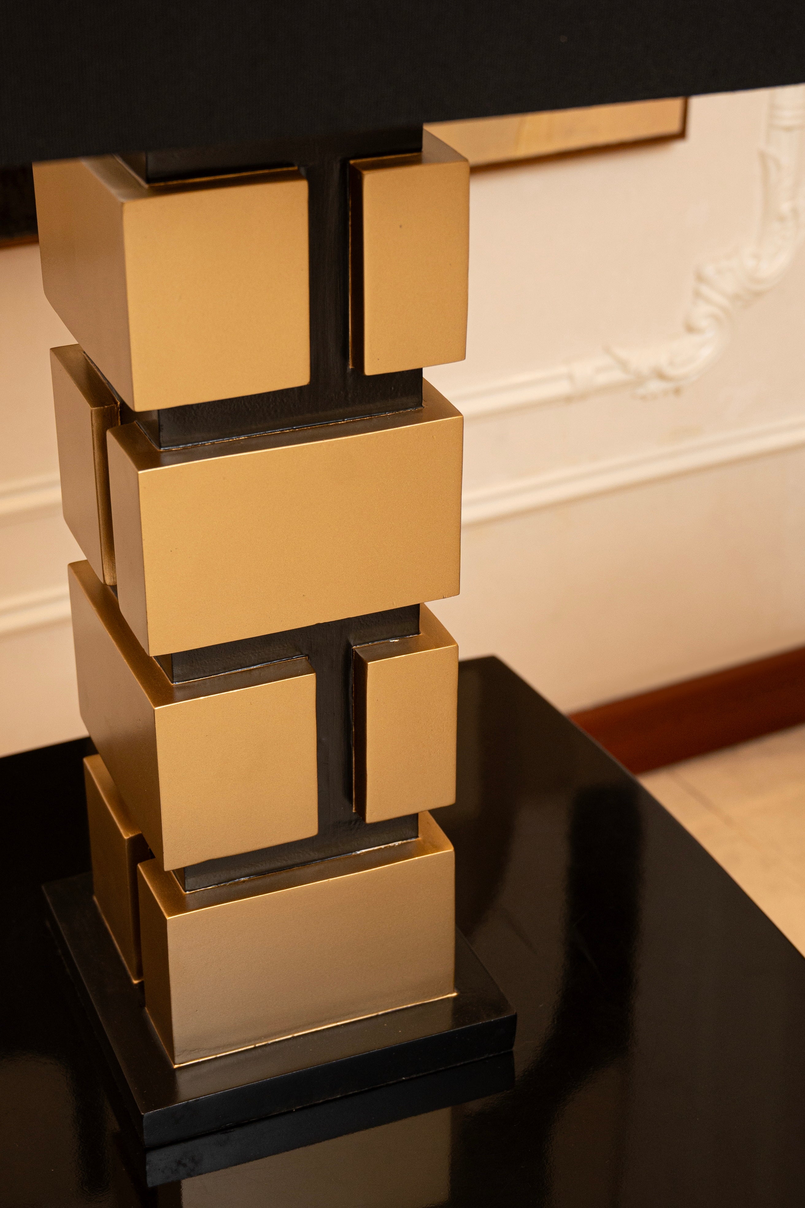 Golden Blocks Trendy Table Lamp