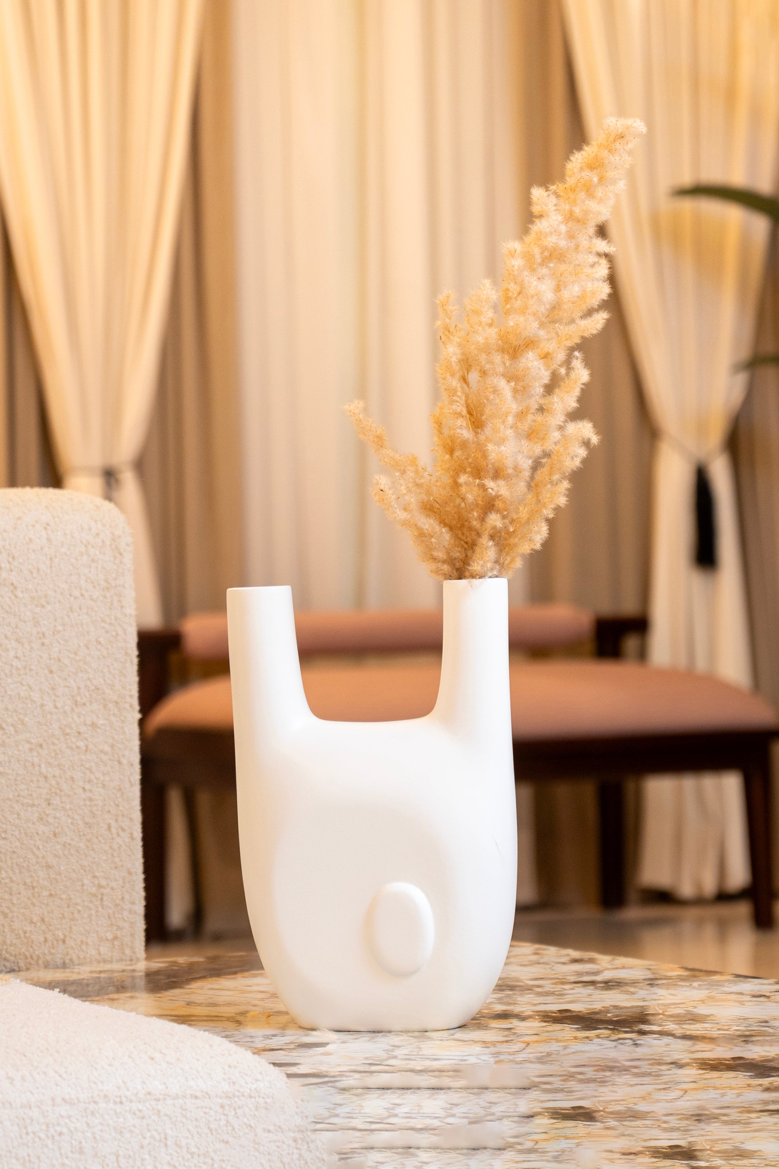 Earth Mark Abstract Sculptural Vase