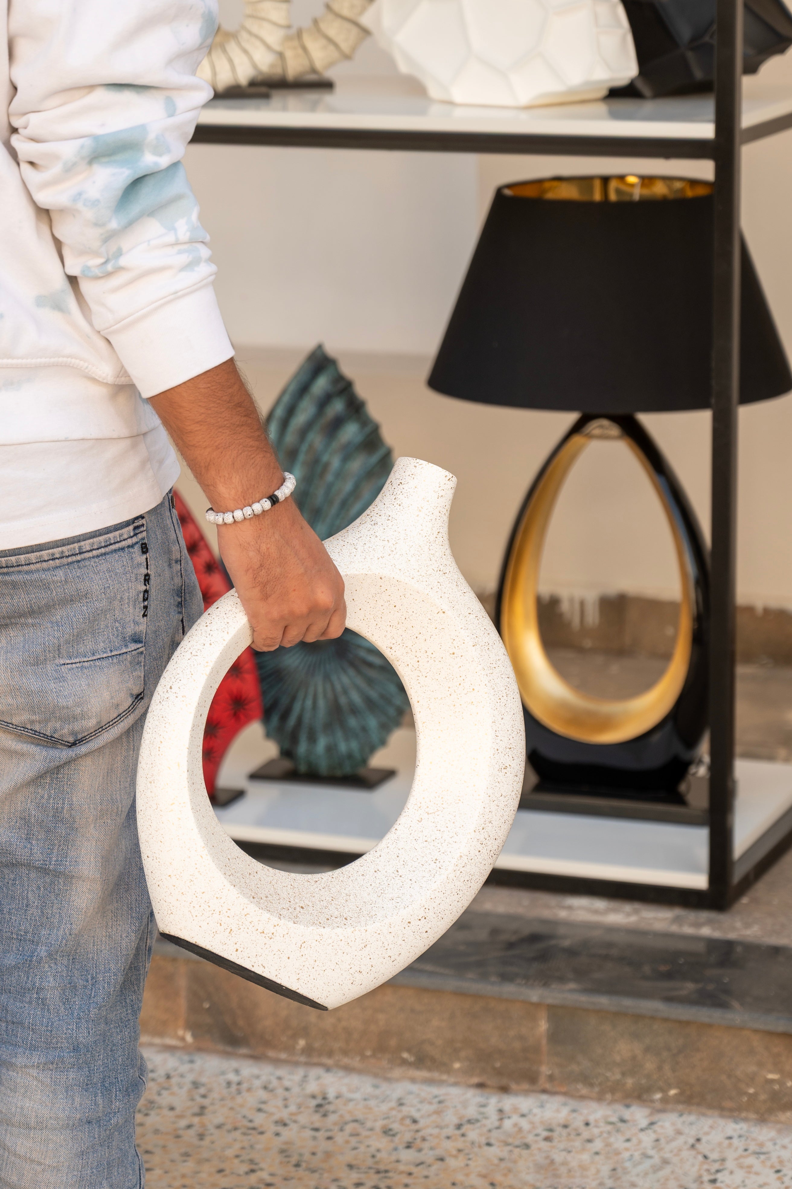 Unity Flow Abstract Decorative Vase